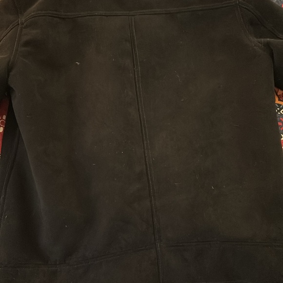 H&M Suede Biker Jacket Fur Lined - Picture 6 of 6